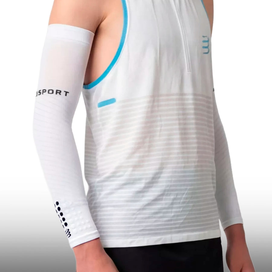 Compressport Mangas Armforce White