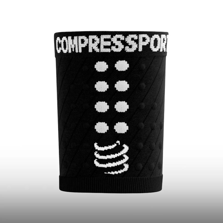 Compressport Muñequera Racing Sweatbands Black