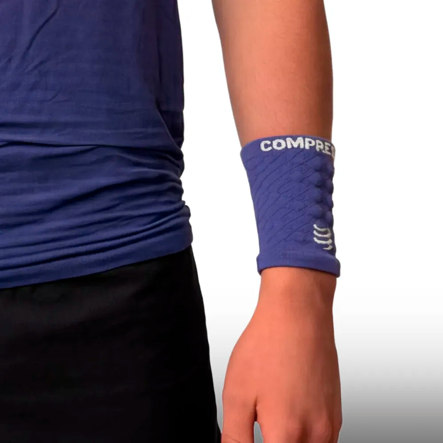 Compressport Muñequera Racing Sweatbands Orient Blue
