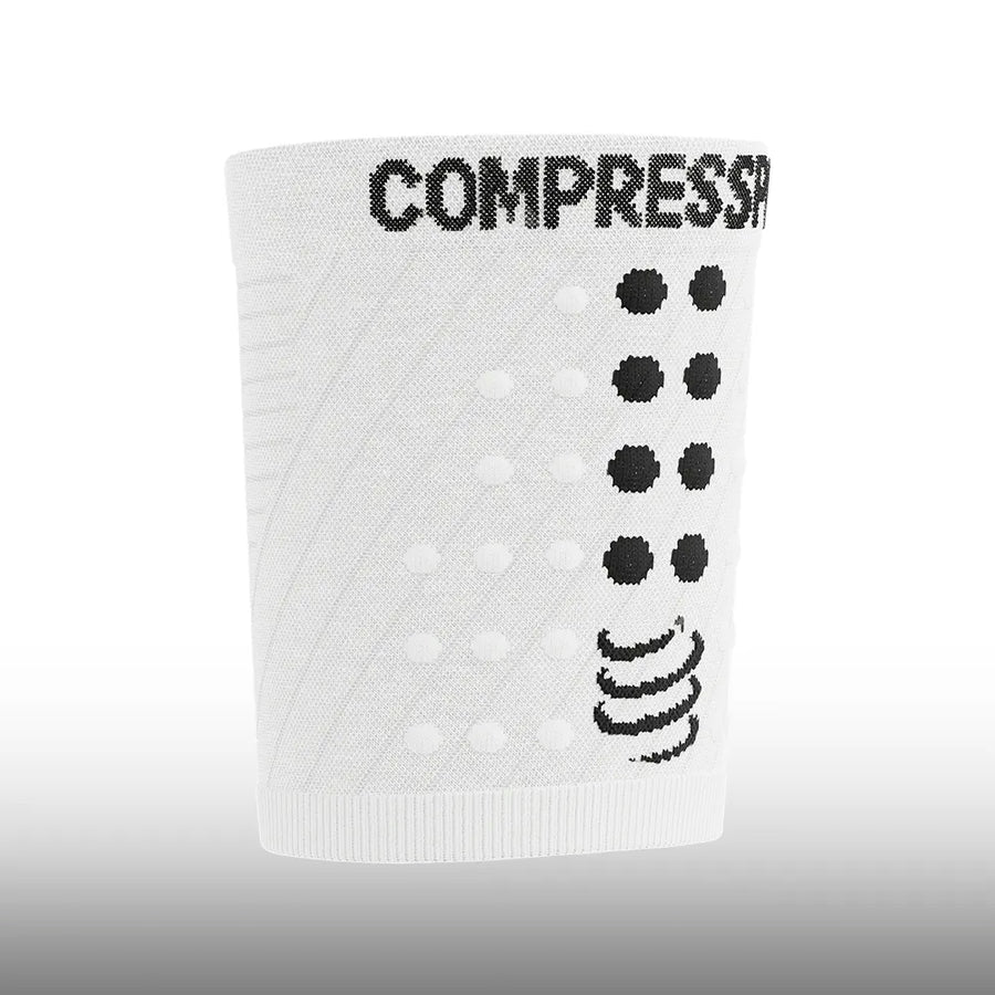 Compressport Muñequera Racing Sweatbands White