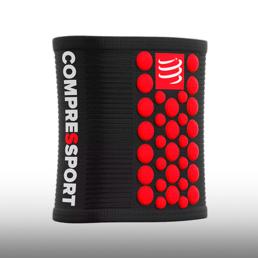 Compressport Muñequeras 3D Dots Black Red
