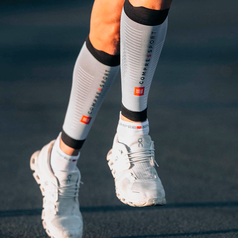 Compressport Pantorrillera R2 3.0 Grey Melange Black