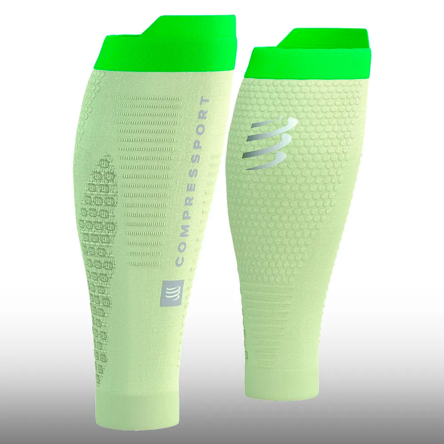 Compressport Pantorrilleras R2 3.0 Lime Neon Green