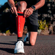 Compressport Pantorrilleras R2 3.0 Red Black