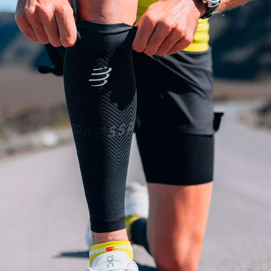 Compressport Pantorrilleras R2 Oxygen Black