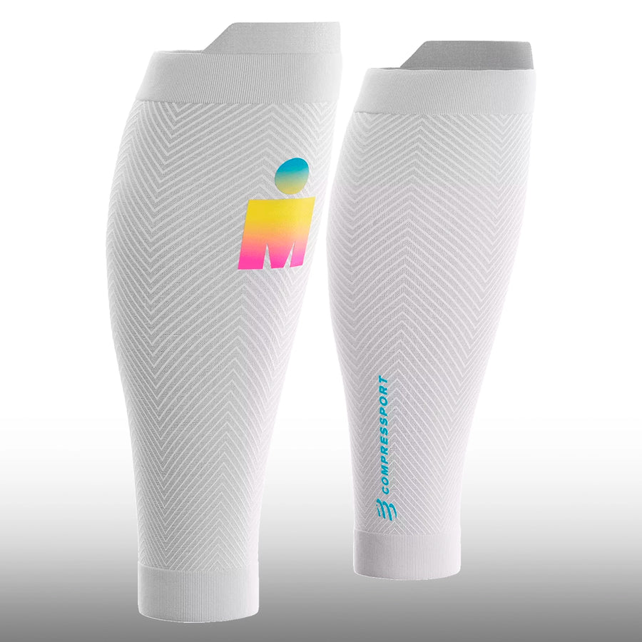 Compressport Pantorrilleras R2 Oxygen IRONMAN 2026 White