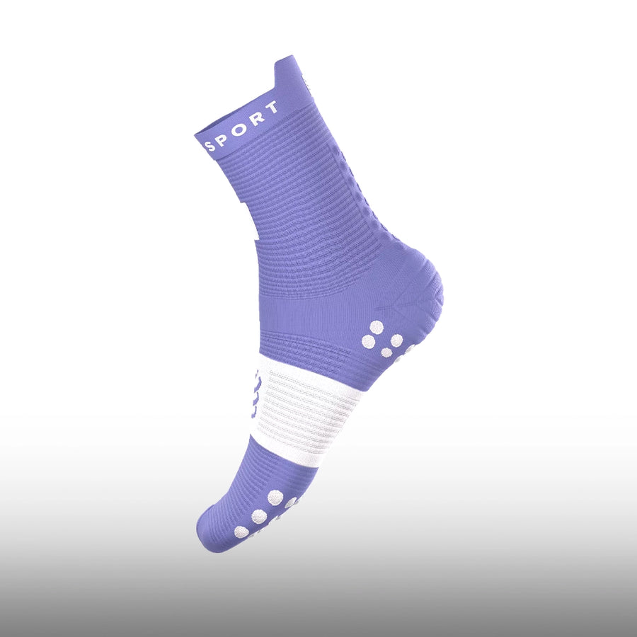 Compressport Pro Racing Socks V4.0 Run High Ironman 2026 Jacaranda White