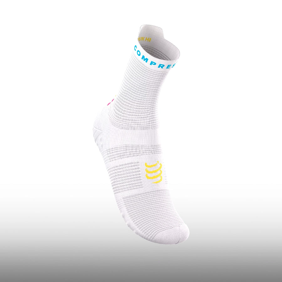 Compressport Pro Racing Socks V4.0 Run High Ironman 2026 White