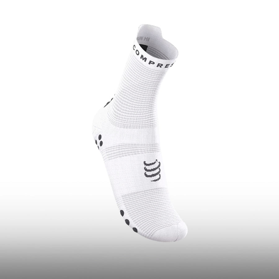 Compressport Pro Racing Socks V4.0 Run High Stay Behind Black