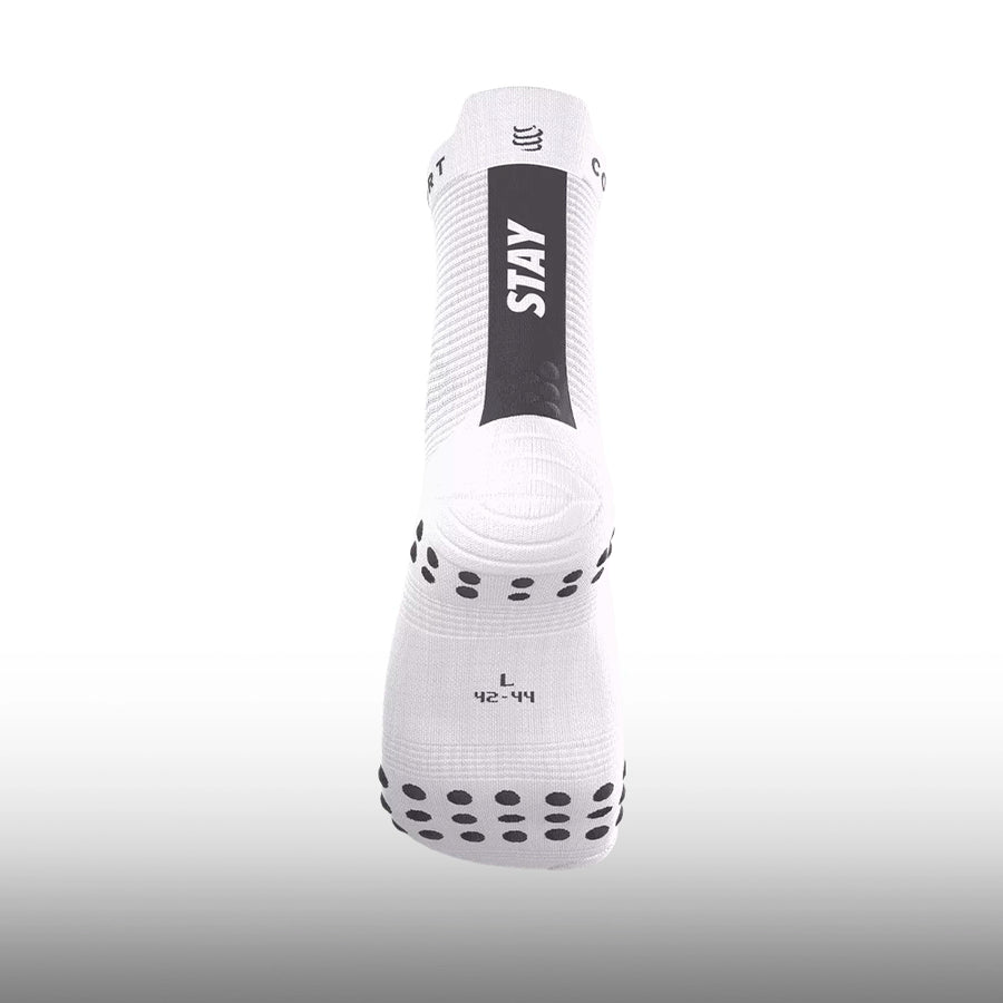 Compressport Pro Racing Socks V4.0 Run High Stay Behind Black