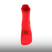 Compressport Pro Racing Socks V4.0 Trail Fluo Red Black