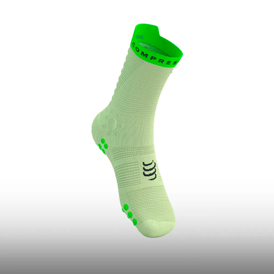 Compressport Pro Racing Socks V4.0 Trail Lime Neon Green