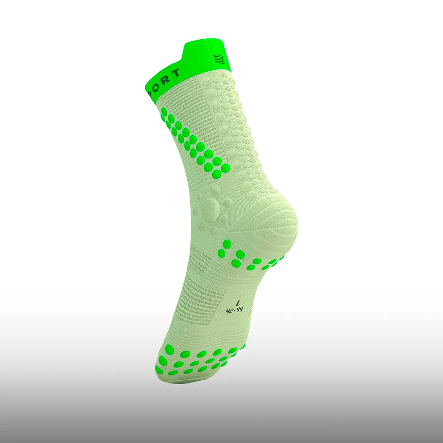 Compressport Pro Racing Socks V4.0 Trail Lime Neon Green