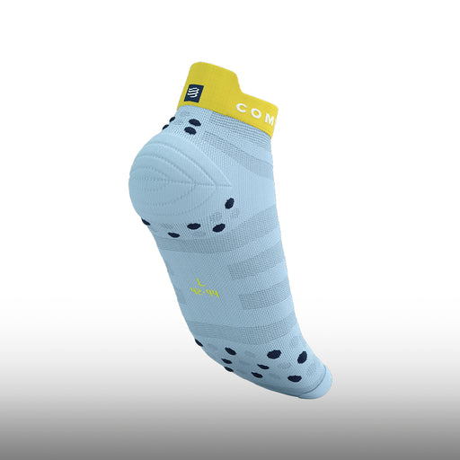Compressport Pro Racing Socks V4.0 Ultralight Run Low Cashmere Blue Yellow