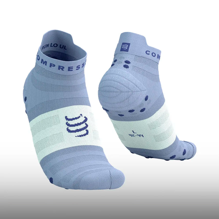 Compressport Pro Racing Socks V4.0 Ultralight Run Low Lavender White