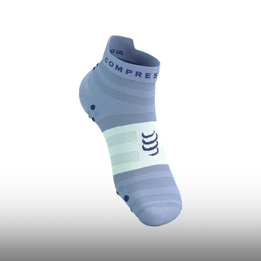 Compressport Pro Racing Socks V4.0 Ultralight Run Low Lavender White