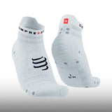 Compressport Pro Racing Socks V4.0 Ultralight Run Low White Alloy
