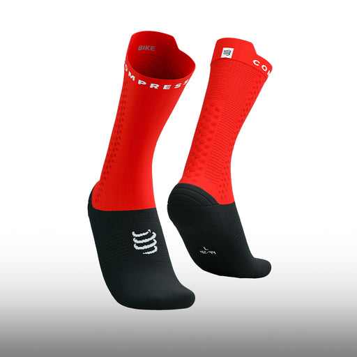Compressport Pro Racing Socks v4.0 Bike Red Black