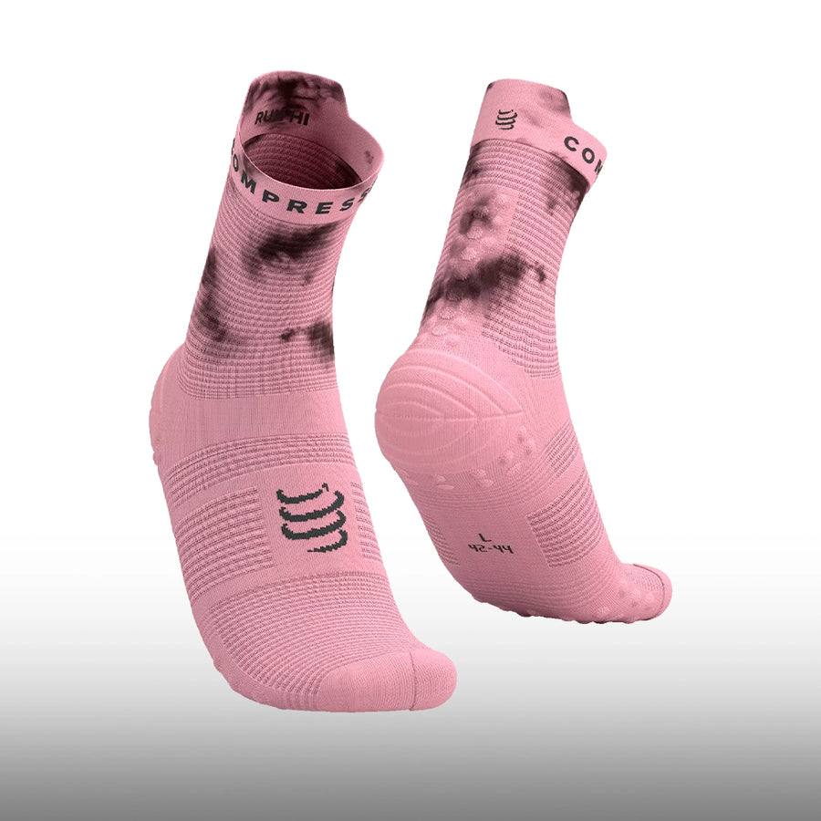 Compressport Pro Racing Socks v4.0 Run High Eat My Dust! Zephyr Tie Dye