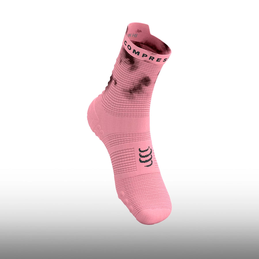 Compressport Pro Racing Socks v4.0 Run High Eat My Dust! Zephyr Tie Dye