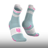 Compressport Pro Racing Socks v4.0 Run High Ether Neon Pink