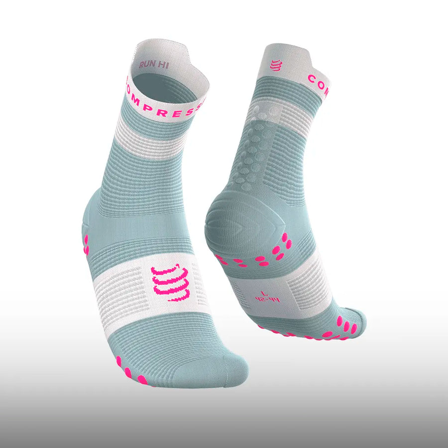 Compressport Pro Racing Socks v4.0 Run High Ether Neon Pink