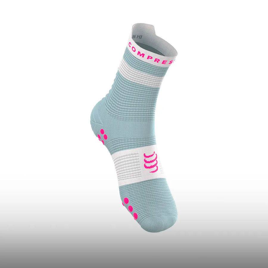 Compressport Pro Racing Socks v4.0 Run High Ether Neon Pink
