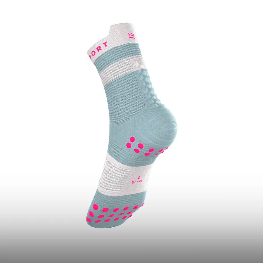 Compressport Pro Racing Socks v4.0 Run High Ether Neon Pink