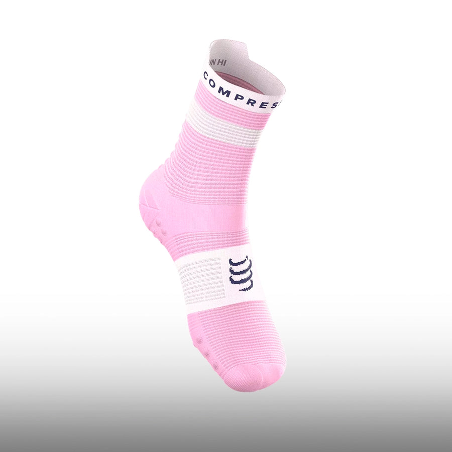 Compressport Pro Racing Socks v4.0 Run High Orchid White