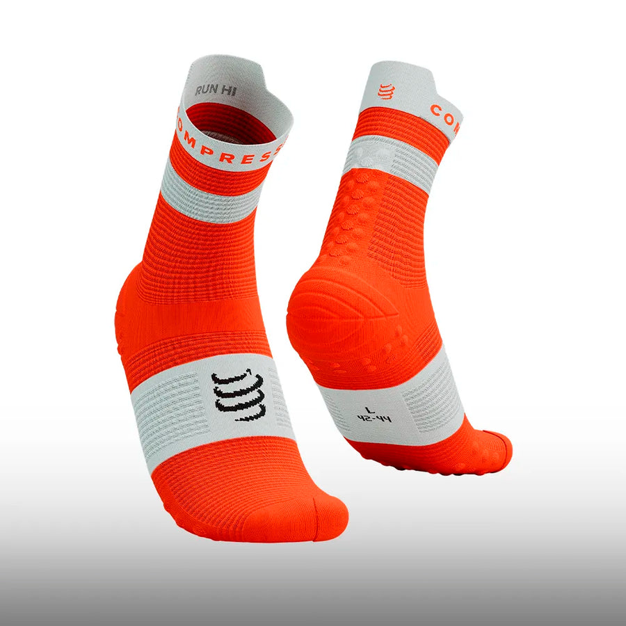 Compressport Pro Racing Socks v4.0 Run High Tigerlily White