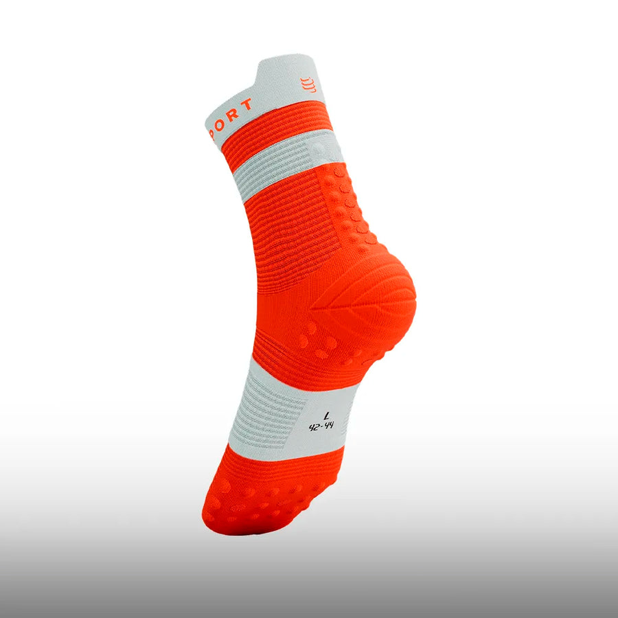 Compressport Pro Racing Socks v4.0 Run High Tigerlily White