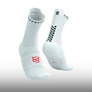 Compressport Pro Racing Socks v4.0 Run High White Black