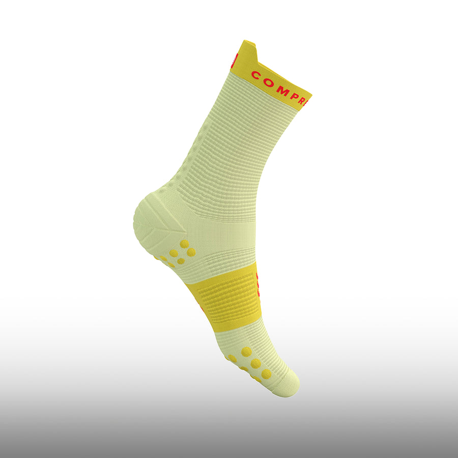 Compressport Pro Racing Socks v4.0 Run High Yellow