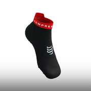 Compressport  Pro Racing Socks v4.0 Run Low Black Core Red