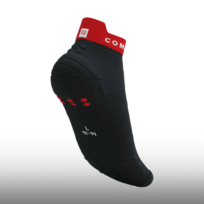 Compressport  Pro Racing Socks v4.0 Run Low Black Core Red