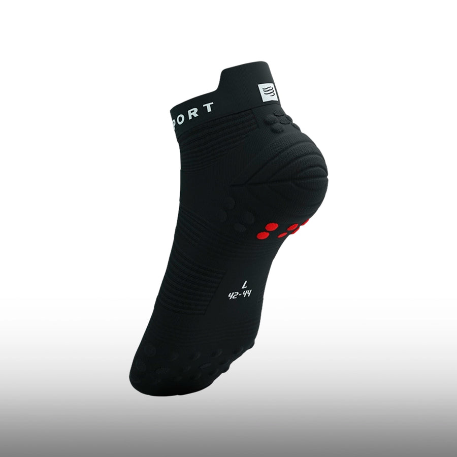 Compressport Pro Racing Socks v4.0 Run Low Black White
