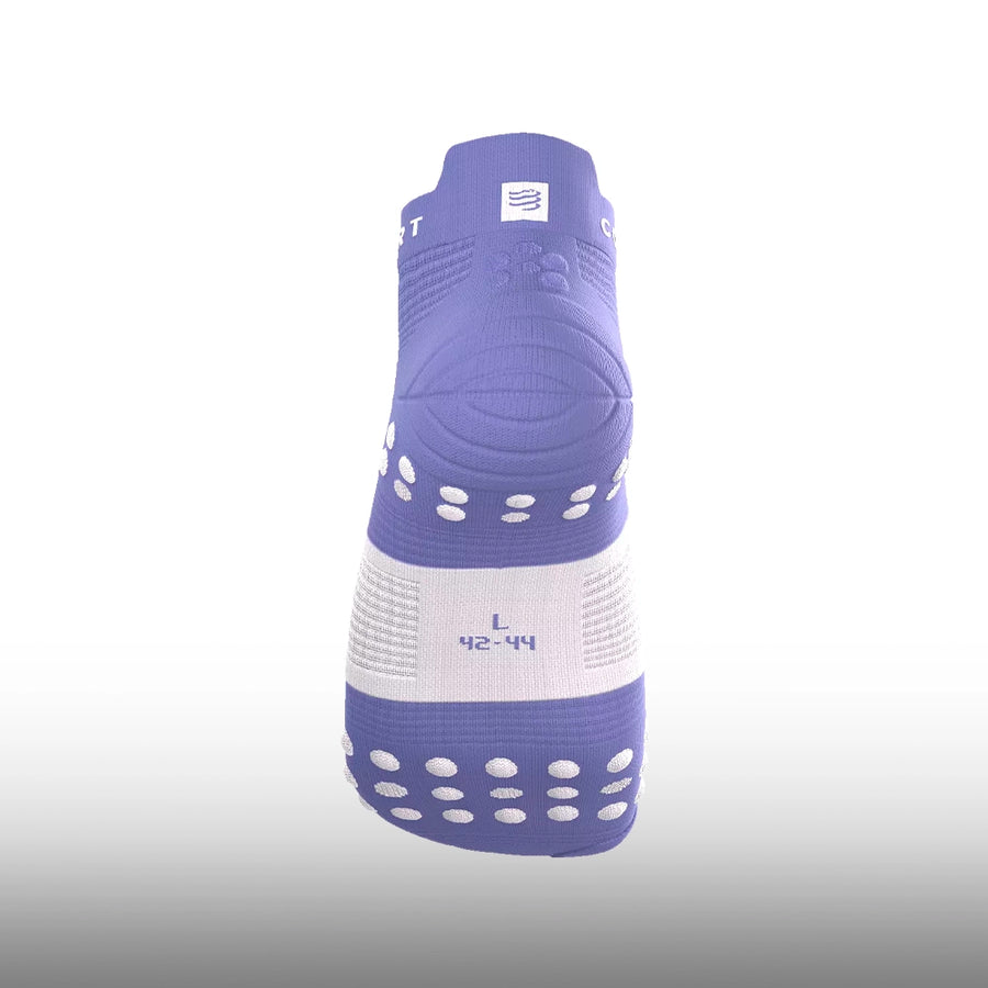 Compressport Pro Racing Socks v4.0 Run Low Ironman 2026 Jacaranda White