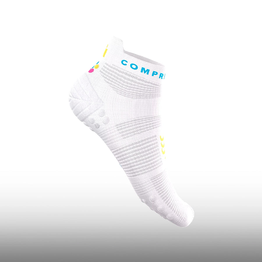 Compressport Pro Racing Socks v4.0 Run Low Ironman 2026 White