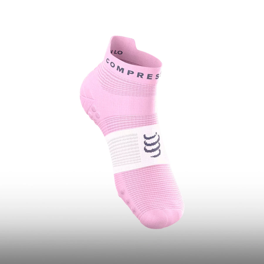 Compressport Pro Racing Socks v4.0 Run Low Orchid White