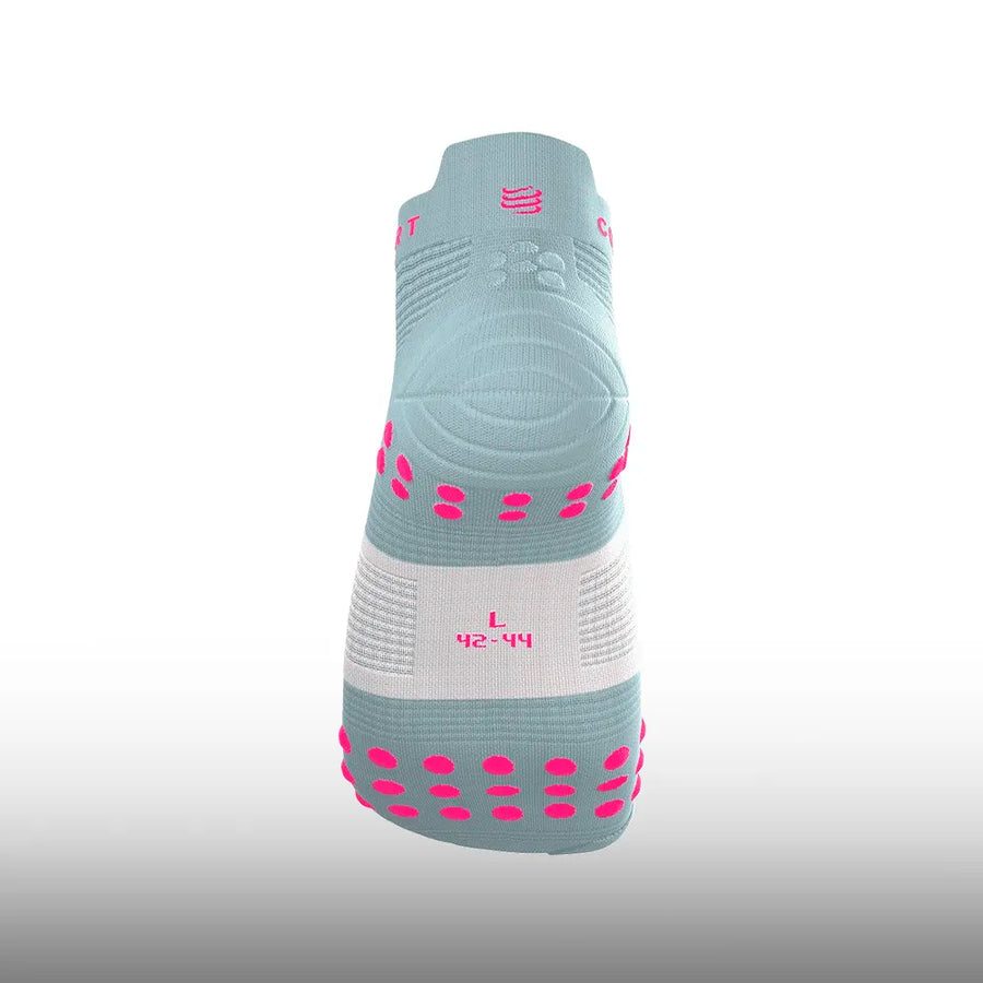 Compressport  Pro Racing Socks v4.0 Run Low Star Ether Neon Pink