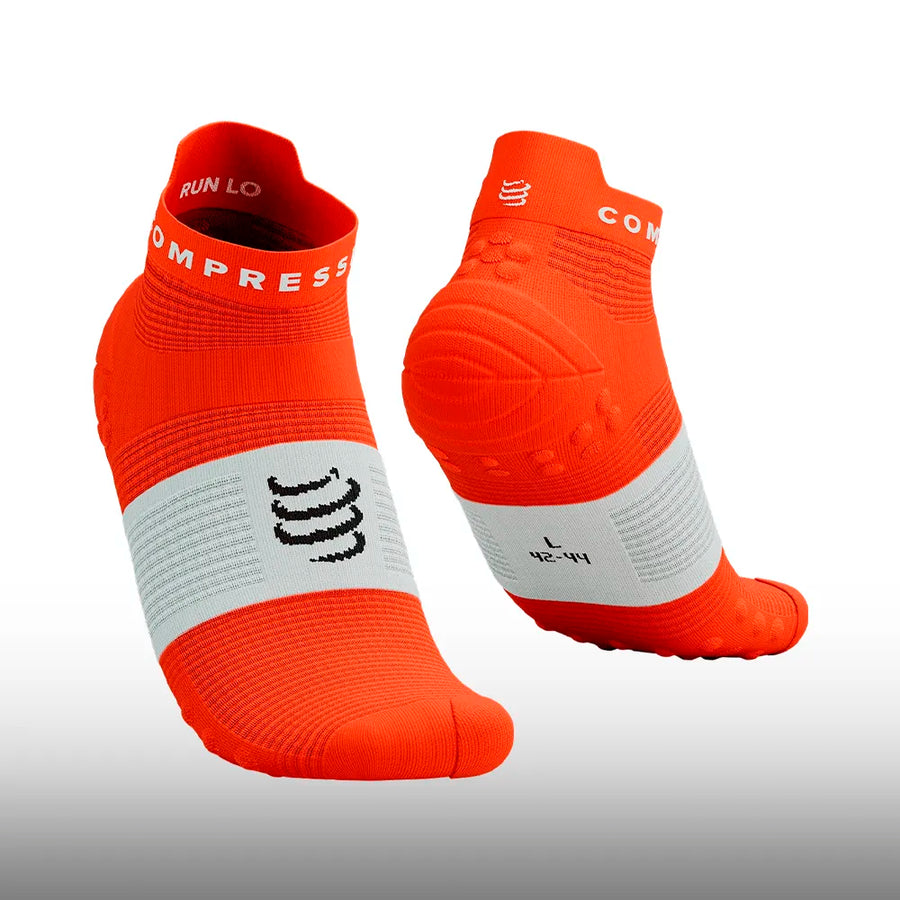 Compressport  Pro Racing Socks v4.0 Run Low Tigerlily White