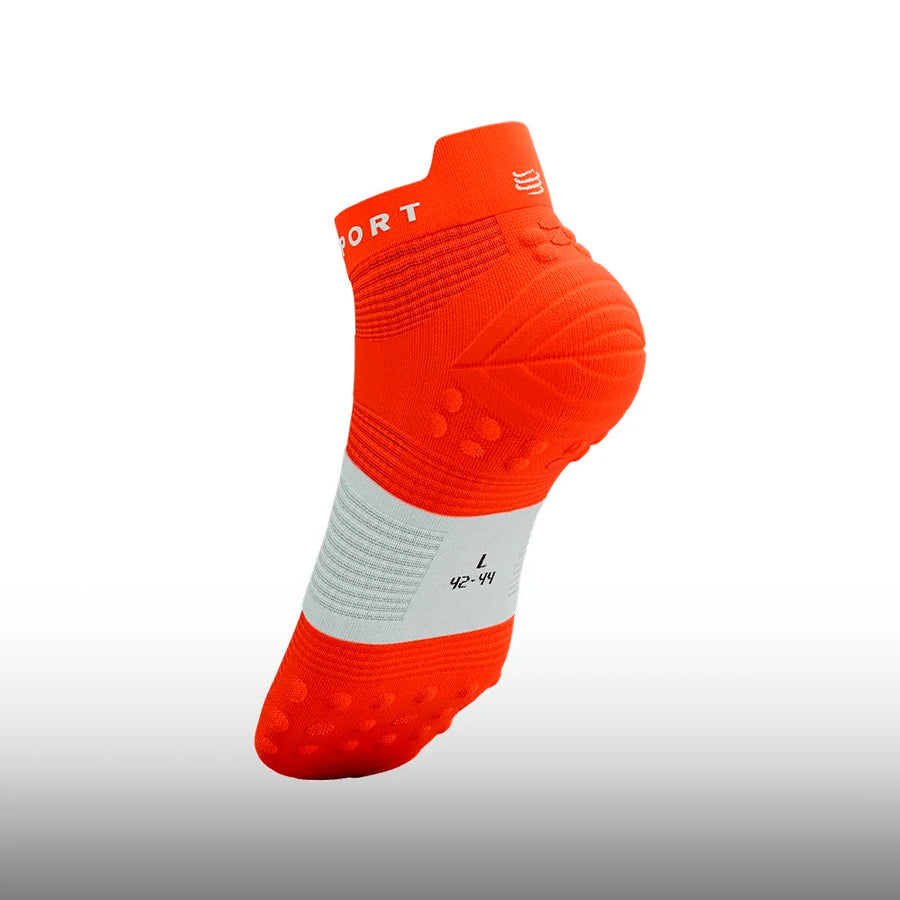 Compressport  Pro Racing Socks v4.0 Run Low Tigerlily White