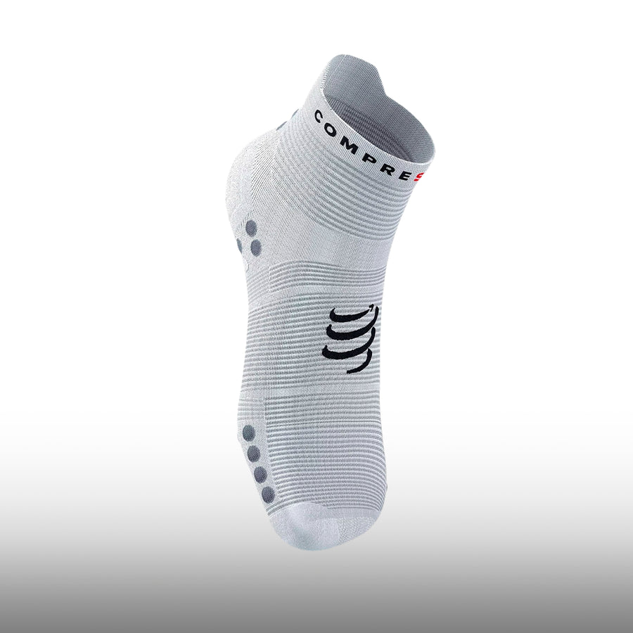 Compressport  Pro Racing Socks v4.0 Run Low White Black