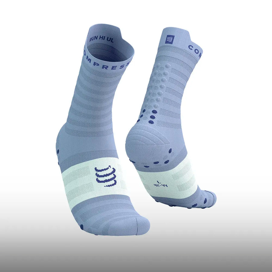 Compressport Pro Racing Socks v4.0 Ultralight Run High Lavender White