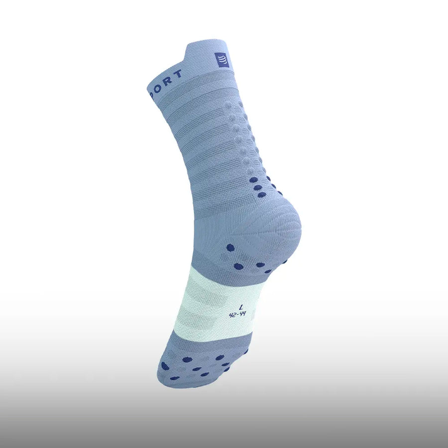 Compressport Pro Racing Socks v4.0 Ultralight Run High Lavender White