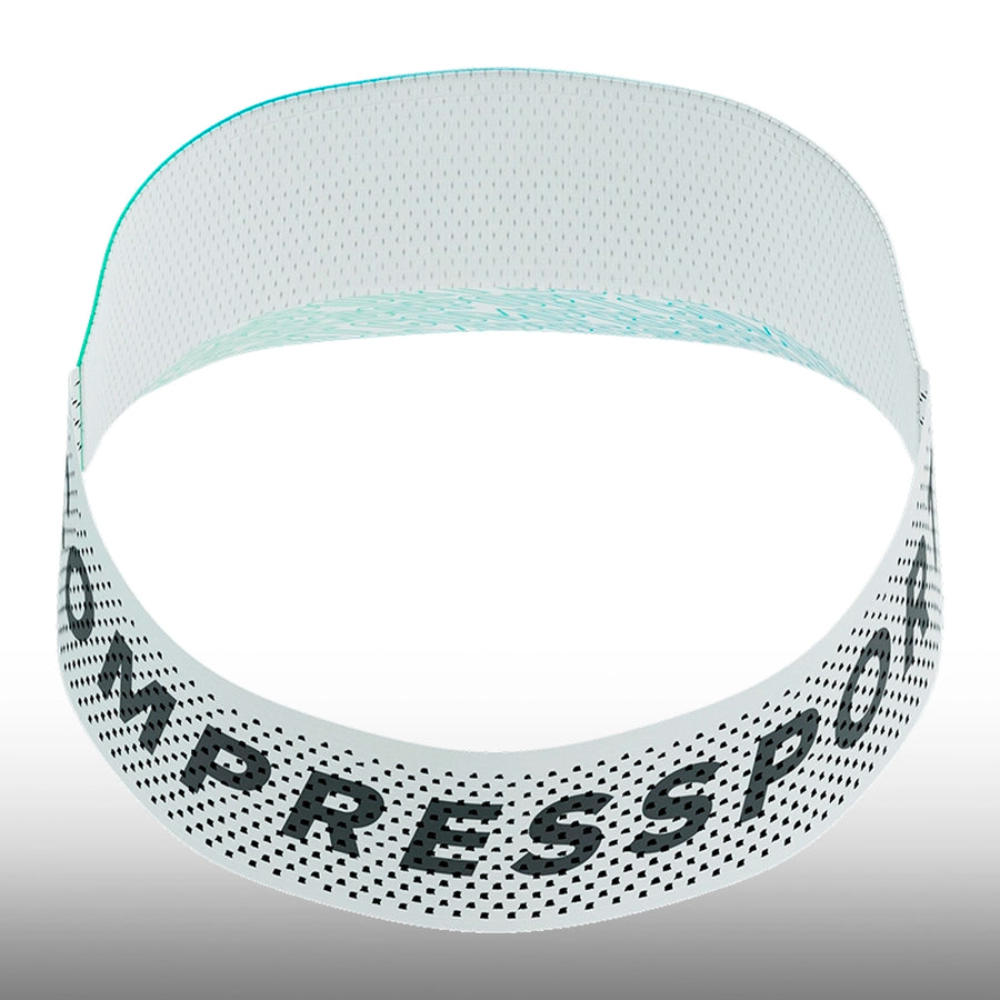 Compressport Pro Racing Visor Star White Blue Green