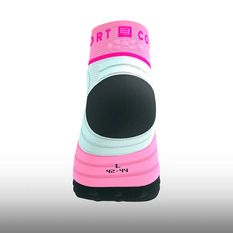 Compressport Ultra Trail Low Socks Begonia Neon Pink