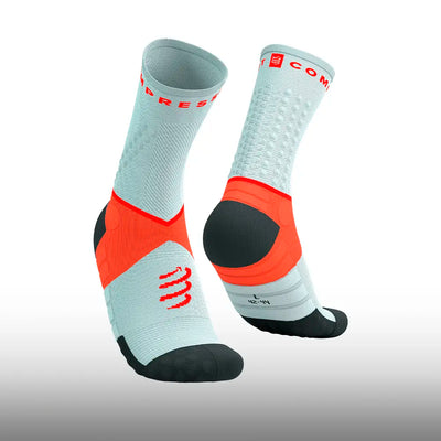 Compressport Ultra Trail Socks V2.0 Gray Violet Tigerlily