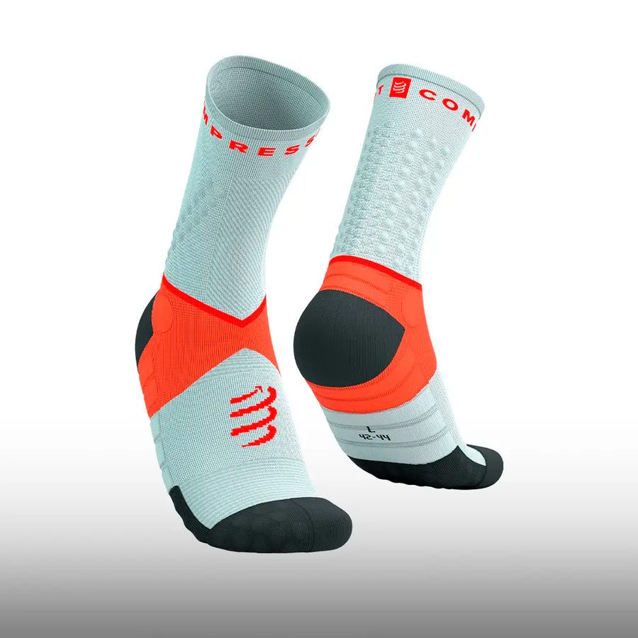 Compressport Ultra Trail Socks V2.0 Gray Violet Tigerlily