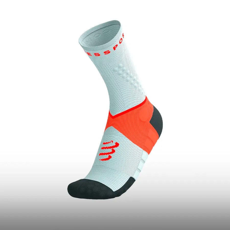 Compressport Ultra Trail Socks V2.0 Gray Violet Tigerlily